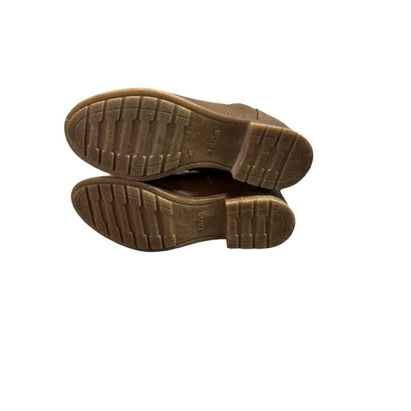 Taos‎ Alpine Leather Boots Contrasting Laces Women's Size 9-9.5 Caramel 220106 - Picture 15 of 16